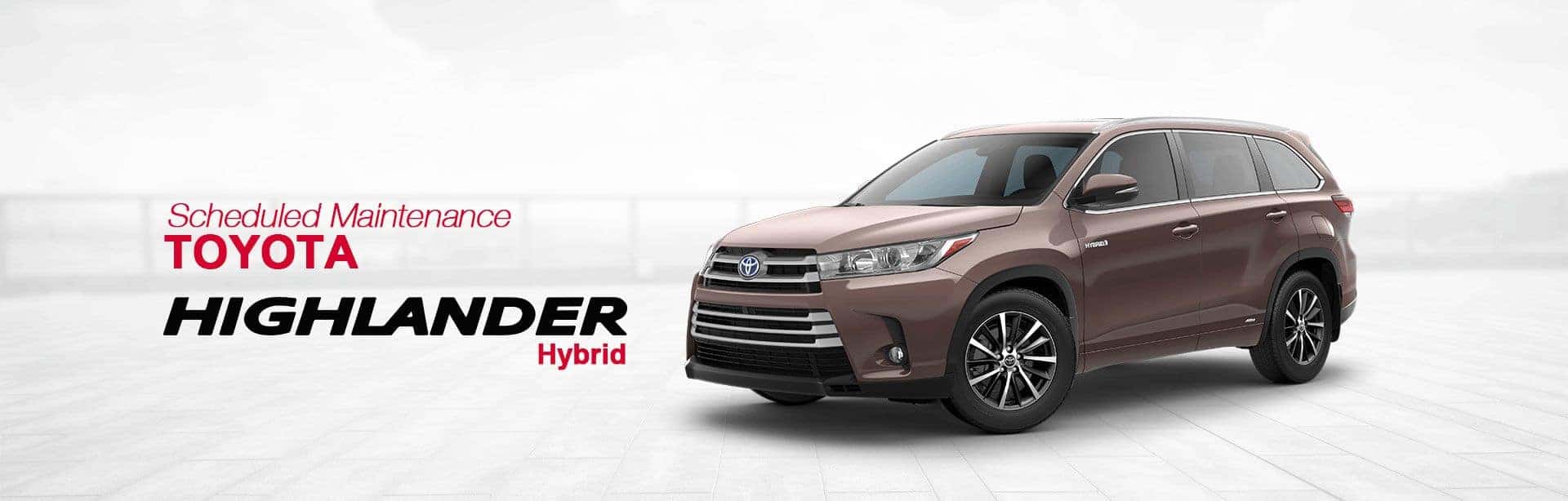 Toyota Highlander Hybrid Service Schedule