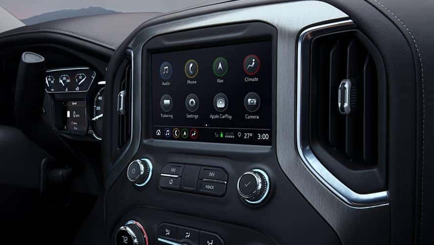 2019 GMC Sierra radio screen