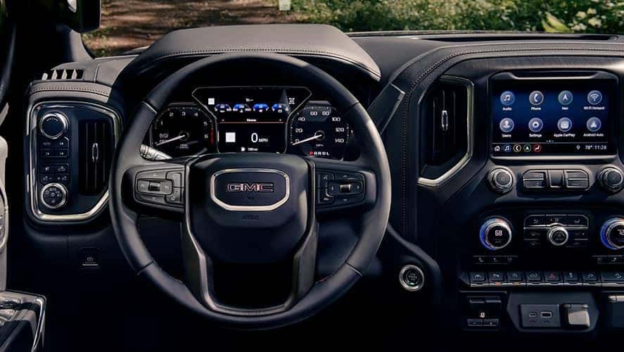 2019 GMC Sierra steering wheel