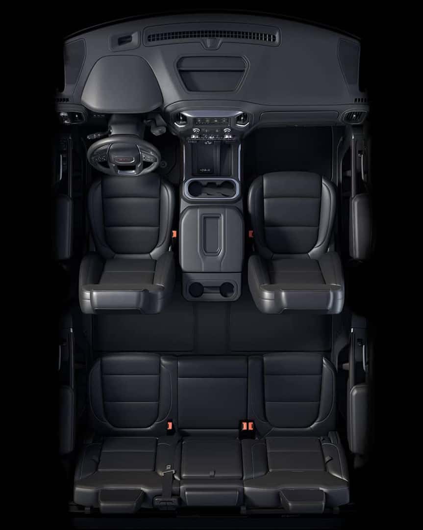 seating:cabin of 2019 GMC sierra