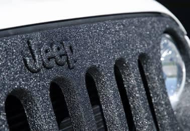 Close up of a Jeep Grill