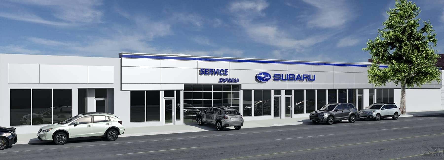 Albany Subaru dealership exterior