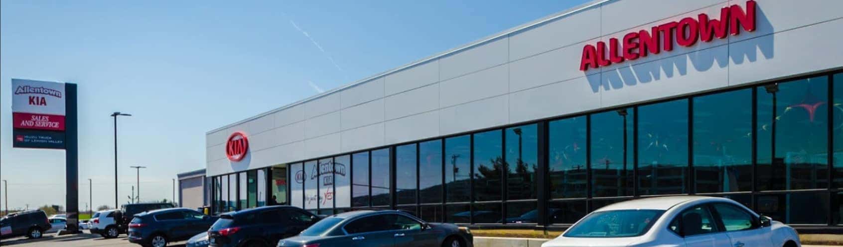Exterior shot of Allentown Kia