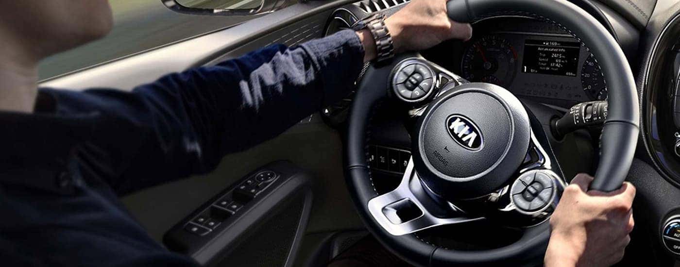Interior of a Kia SUV in the Lehigh Valley