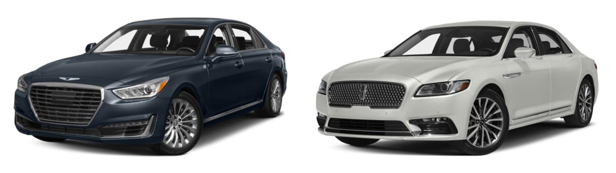 2017 Genesis G90 vs the 2017 Lincoln Continental
