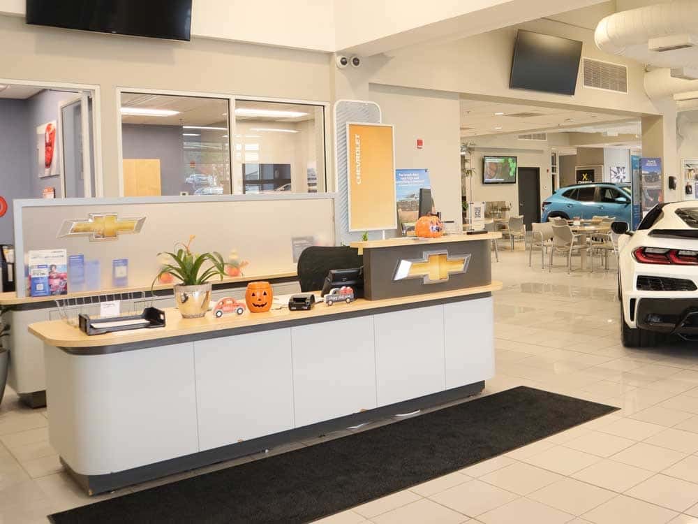 customer service desk right