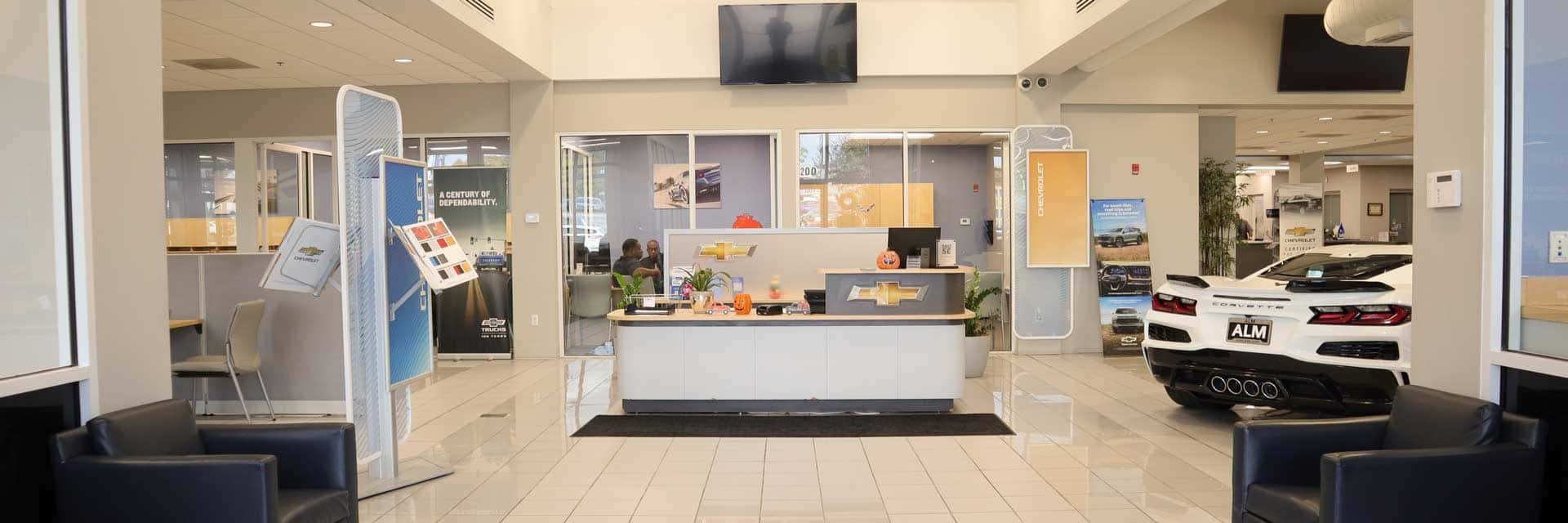 customer service desk