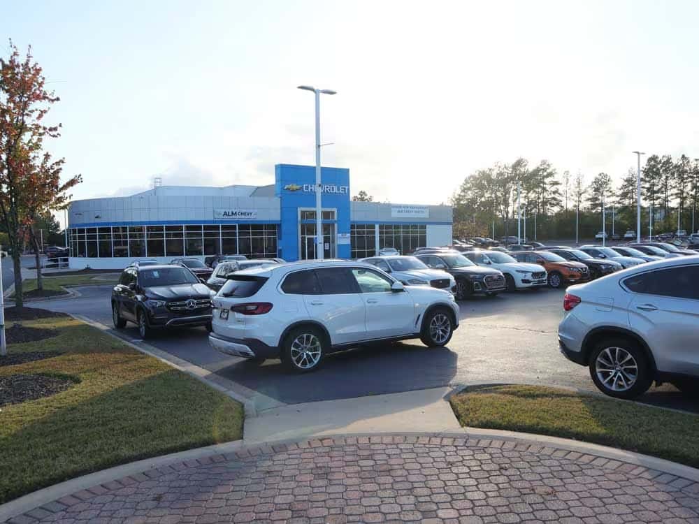parking lot front