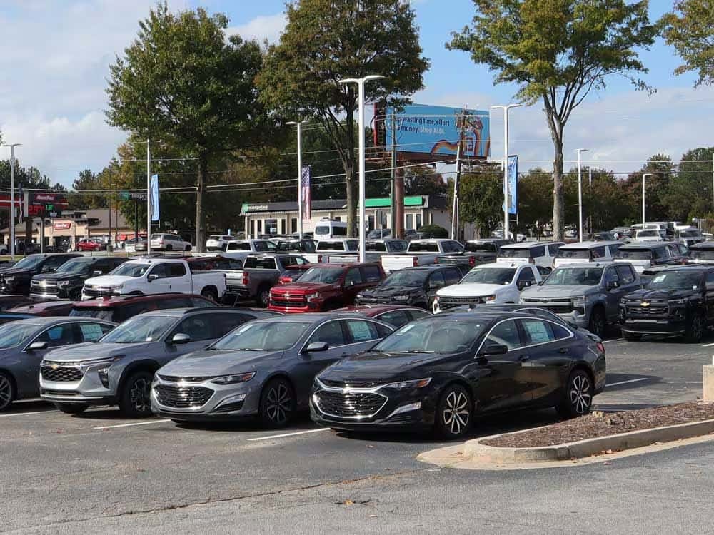 parking lot left