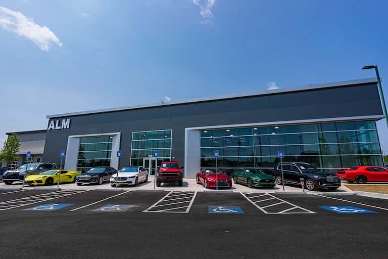 Front of dealership