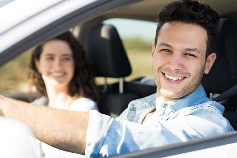 Couple Driving