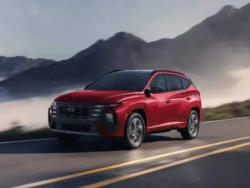 2025 Hyundai TUCSON Hybrid driving