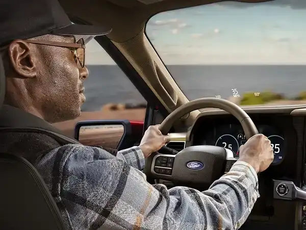 Driving the 2025 Ford F-150
