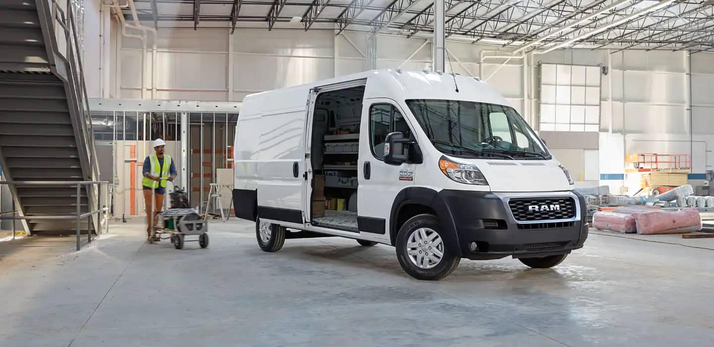 2020 RAM ProMaster in a warehouse