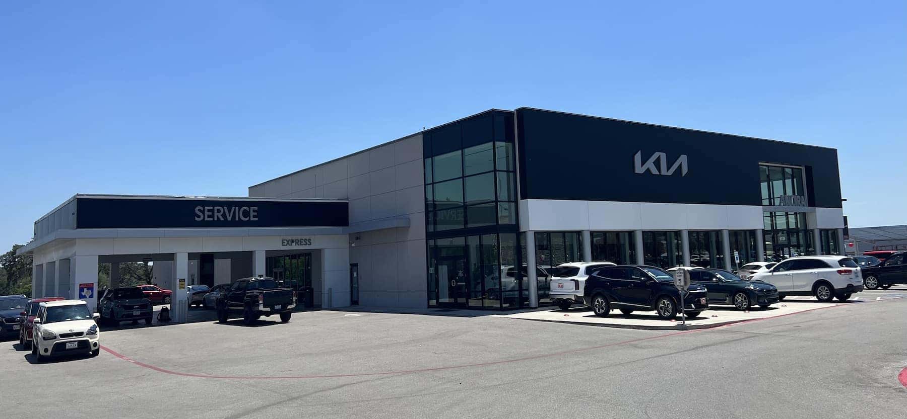 Front of dealership