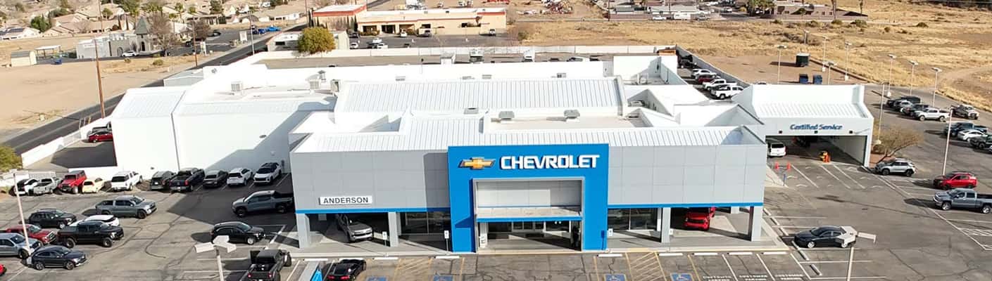 Anderson Chevrolet top view of dealership