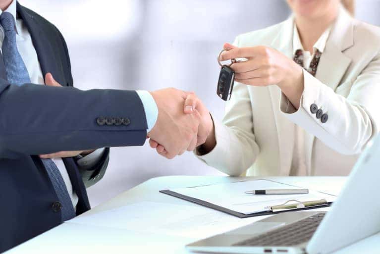 handshake with keys