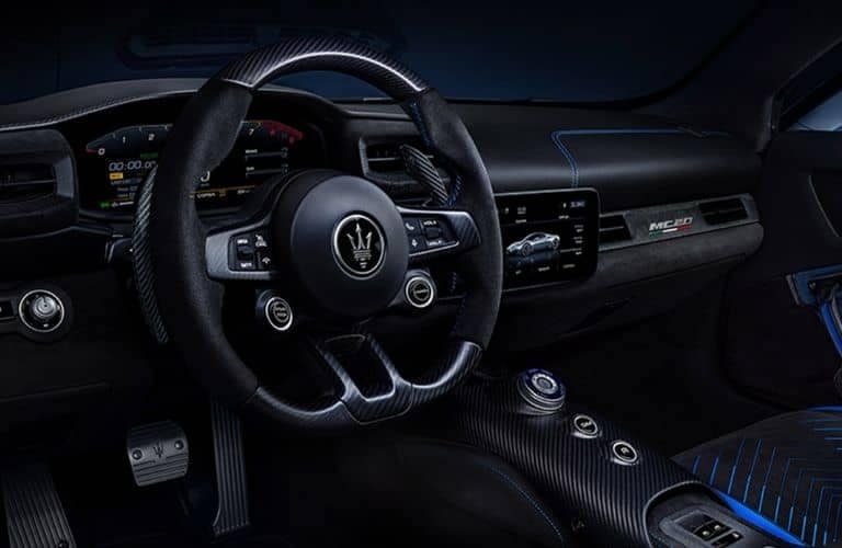 2022 Maserati MC20 Steering Wheel and Dashboard