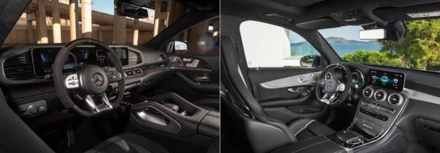 2022 Mercedes-Benz GLE Front Interior vs 2022 Merce