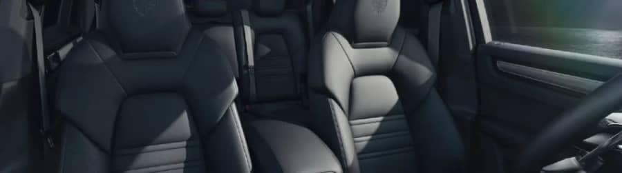 2022 Porsche Cayenne Platinum Edition passenger seats