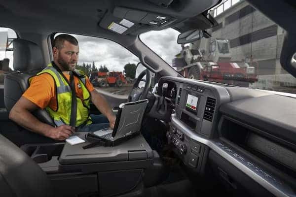 Ford Chassis Cab Interior - 5G Wi-Fi Hotspot