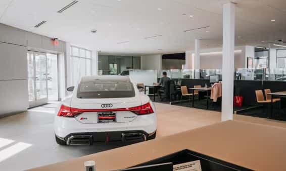 white audi