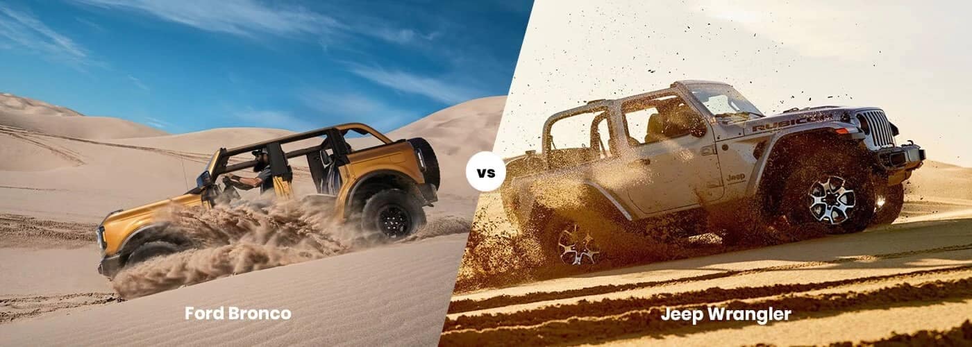 2021 Ford Bronco vs 2020 Jeep Wrangler