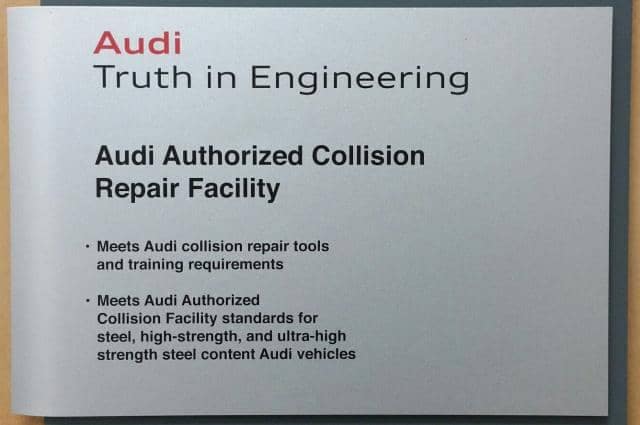 Audi Authorized Collision Repair Facility