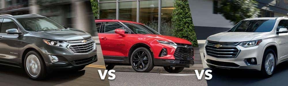 Equinox Vs Blazer Vs Traverse Chevy SUV Size Comparison Betley 