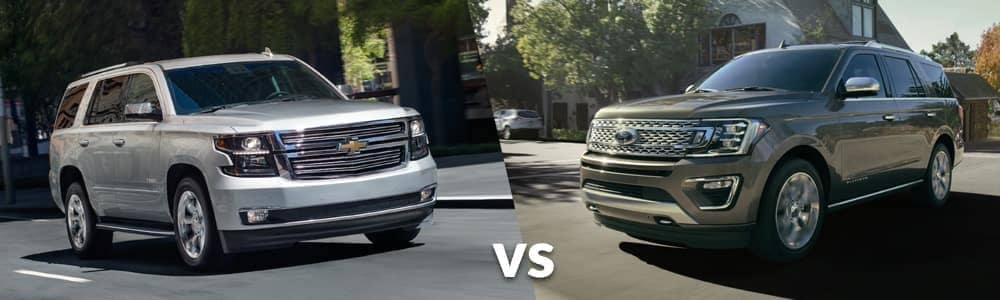 2019 Chevy Tahoe vs. 2019 Ford Expedition