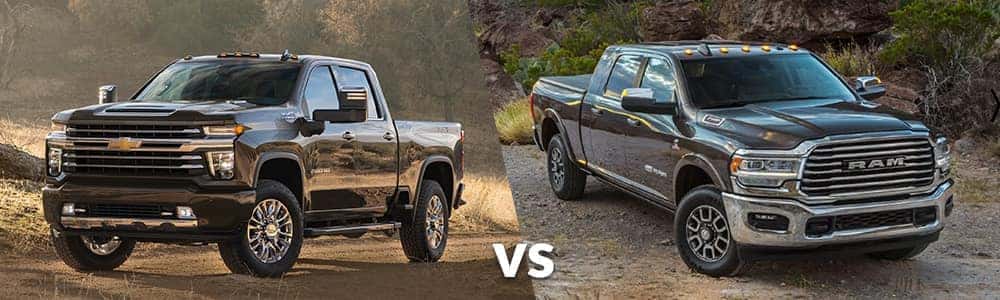 Heavy Duty Pickup Truck Comparison: Super Duty vs Ram vs Silverado