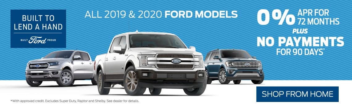 2019 & 2020 Ford models banner