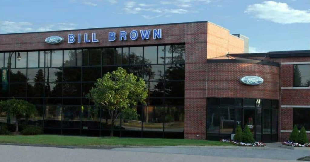 Bill Brown Ford Dealership Outside daylight