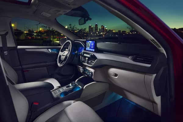 2021 Escape Interior with Ambient Lighting