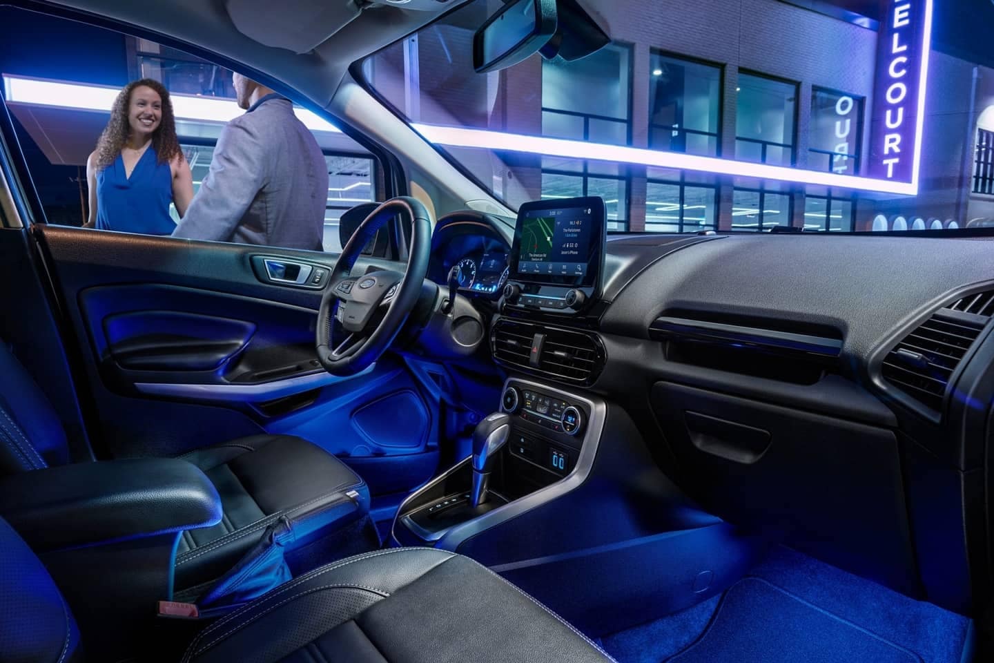 2021 Ford EcoSport Interior with Ambient Lighting