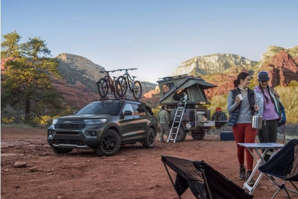 2022 Ford Explorer Timberline with Camping and Biking Accessories