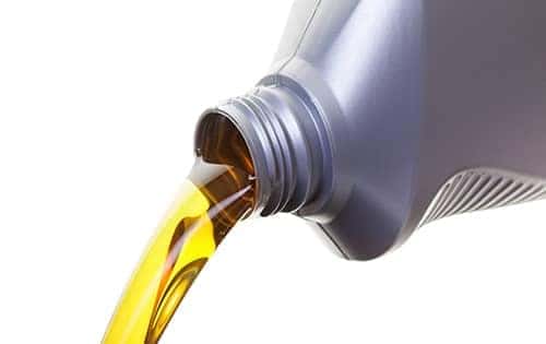 oil being poured