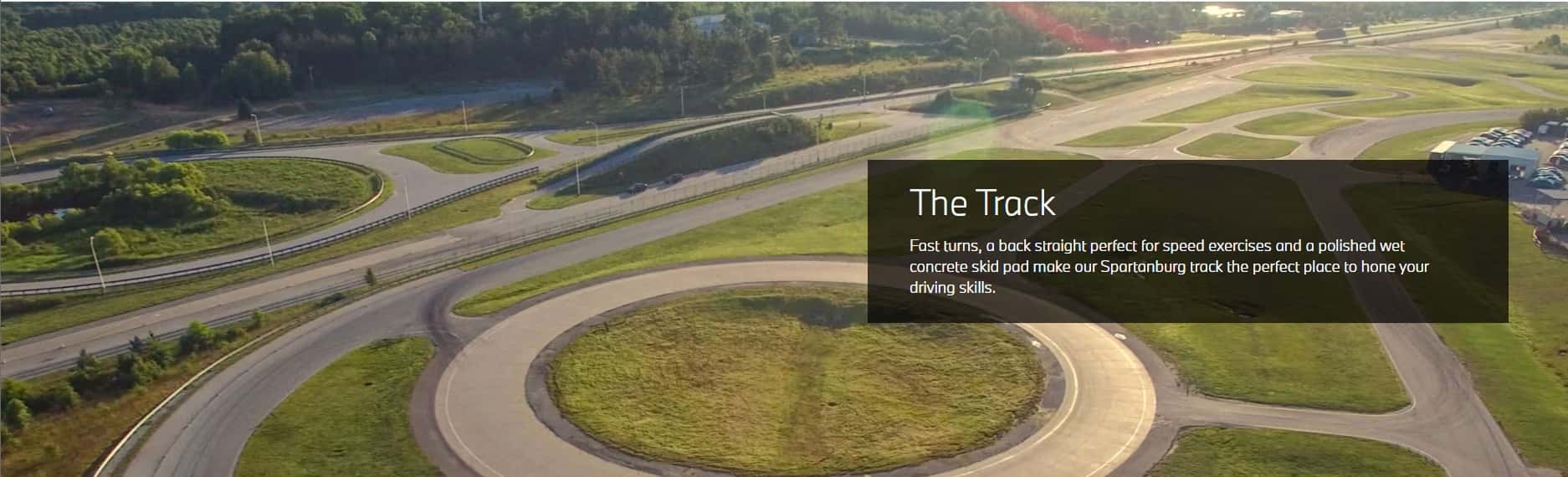 Overhead shot of the BMW Track