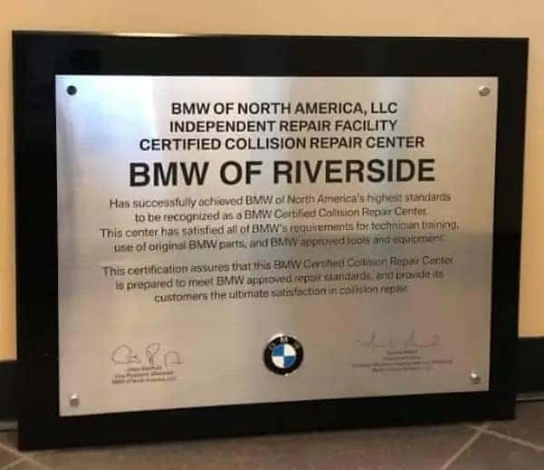 Collision Center Plaque