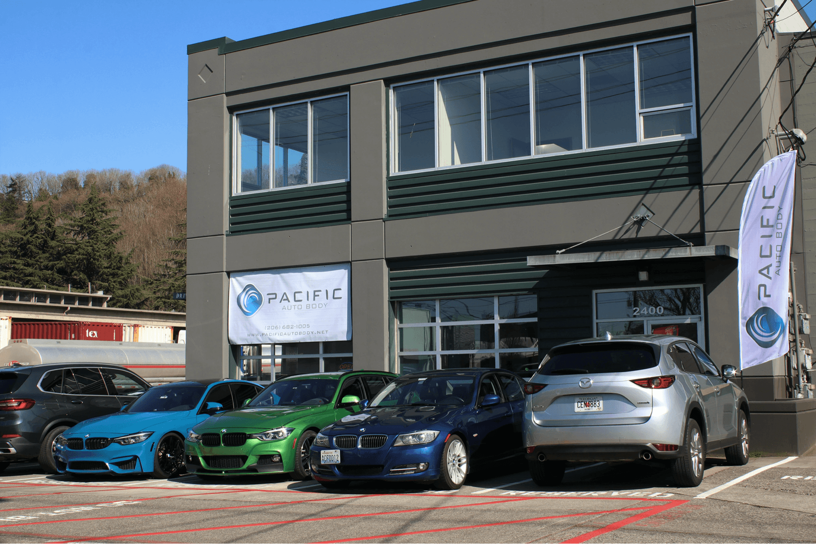 exterior view of Pacific auto body