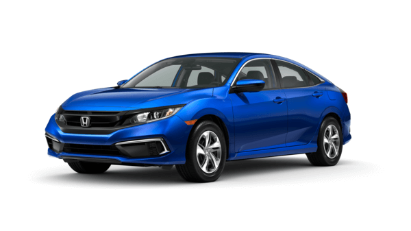 2020 Honda Civic Sedan LX in Aegan Blue Metallic
