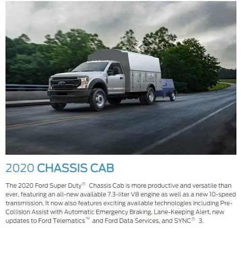 2020 Chassis Cab