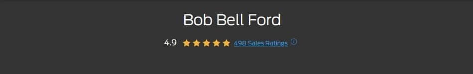 Bob Bell Ford - 4.5 Stars