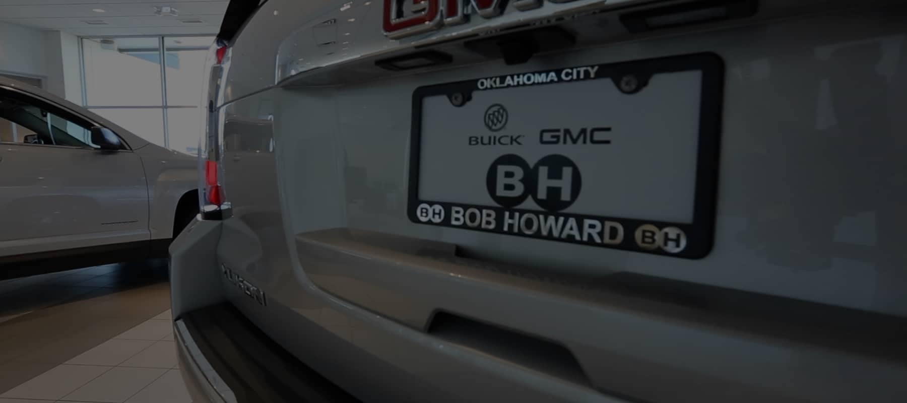 Bob Howard Buick GMC Dealership Interior License Plate