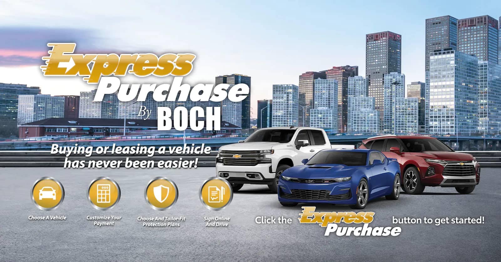 Express Purchase by Boch Chevrolet Banner