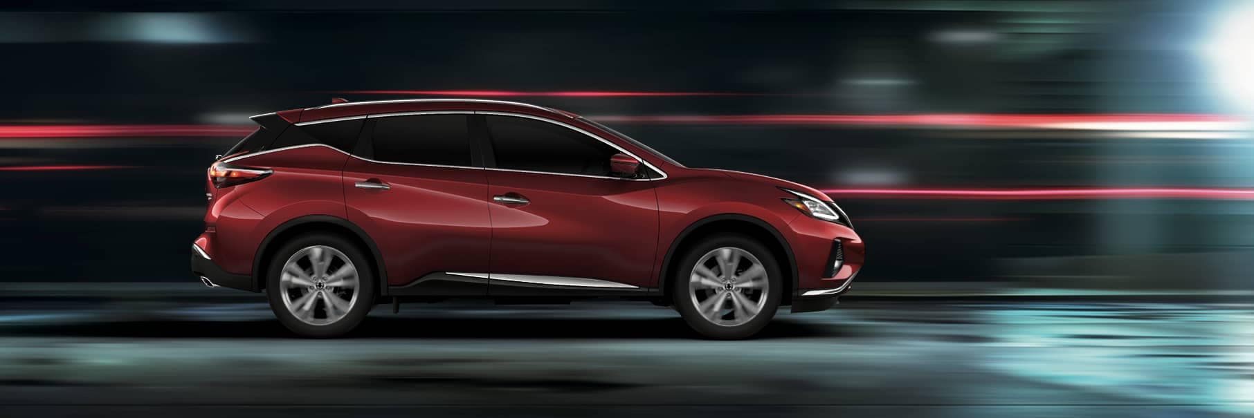 2020 Red Murano, sideview