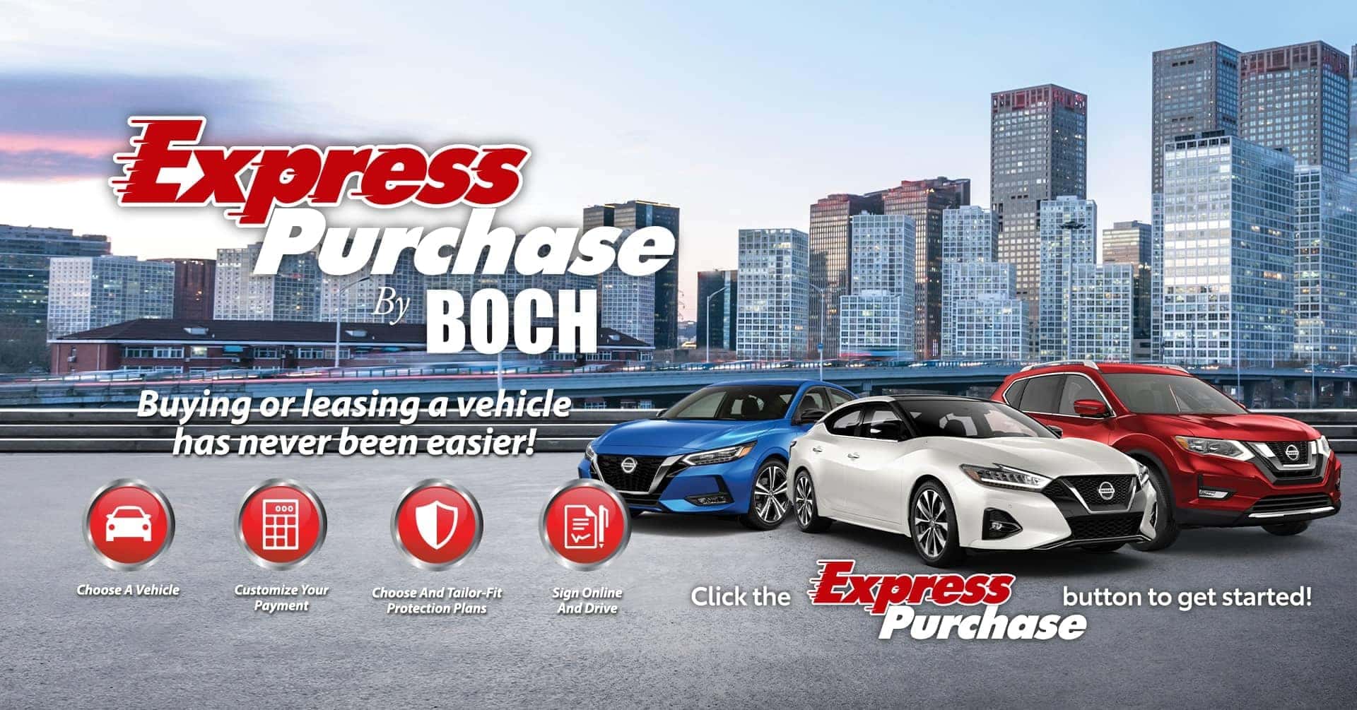 Boch Nissan - Express Purchase Banner