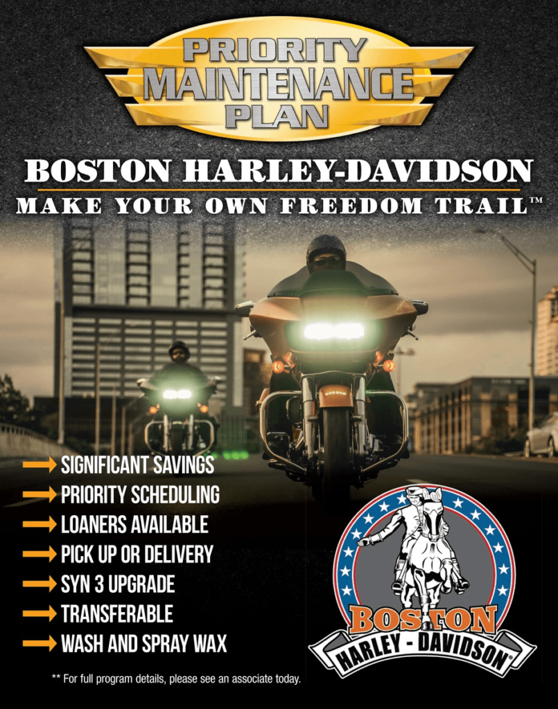 priority maintenance plan boston harley