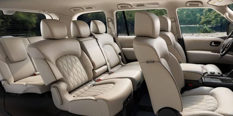 Interior sideview of the 2023 Nissan Armada