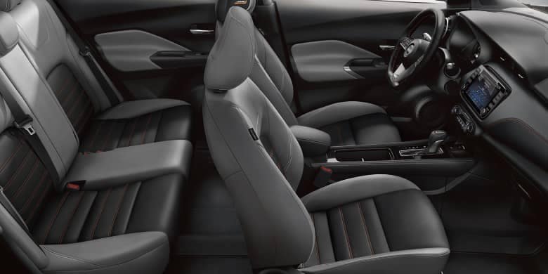 Interior sideview of the 2023 Nissan Kicks